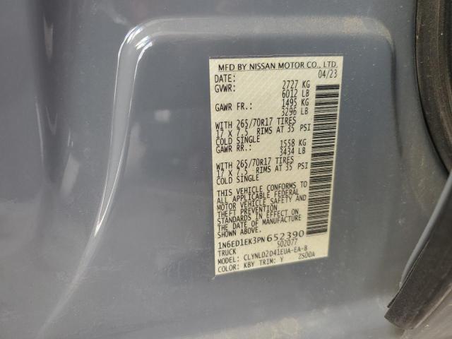 2023 NISSAN FRONTIER S 1N6ED1EK3PN652390