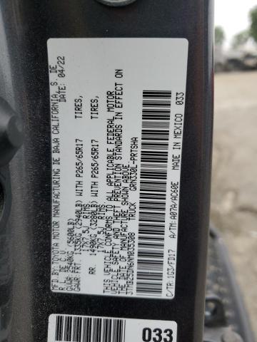 2022 TOYOTA TACOMA DOU 3TMBZ5DN6NM035308