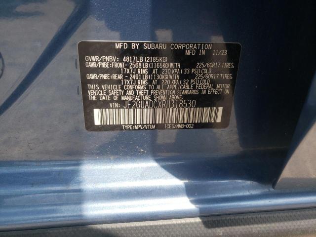 2024 SUBARU CROSSTREK JF2GUADCXRH318530