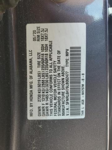 2020 HONDA ODYSSEY EX 5FNRL6H76LB062477