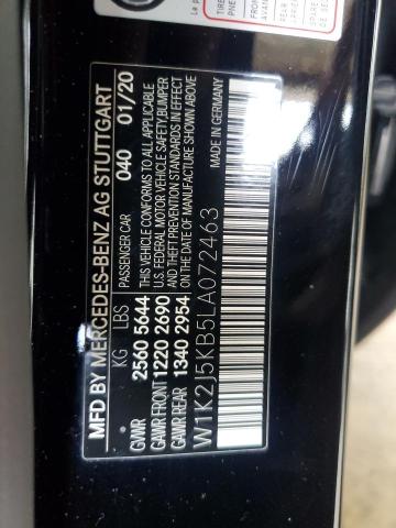2020 MERCEDES-BENZ CLS 450 4M W1K2J5KB5LA072463