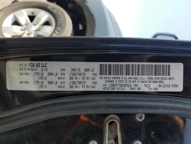 2019 RAM 1500 CLASS - 1C6RR7FT2KS597612