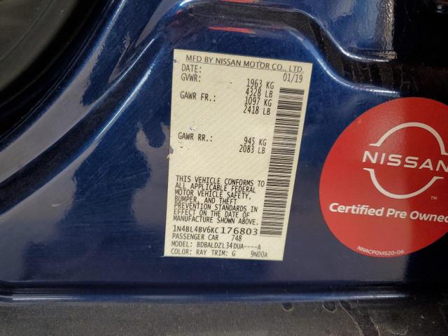 1N4BL4BV6KC176803 2019 NISSAN ALTIMA