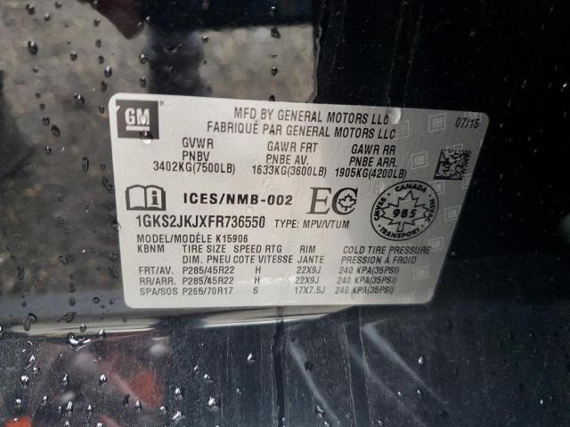 2015 GMC YUKON XL D 1GKS2JKJXFR736550