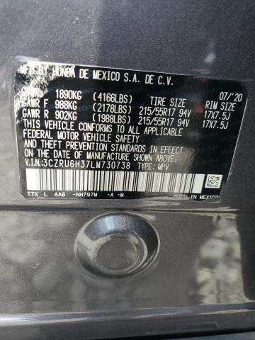 2020 HONDA HR-V LX 3CZRU6H37LM730738