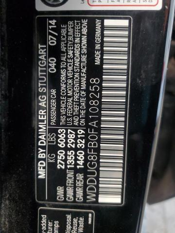 2015 MERCEDES-BENZ S 550 4MAT - WDDUG8FB0FA108258