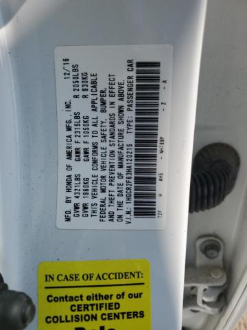 2017 HONDA ACCORD SPO #3298022176