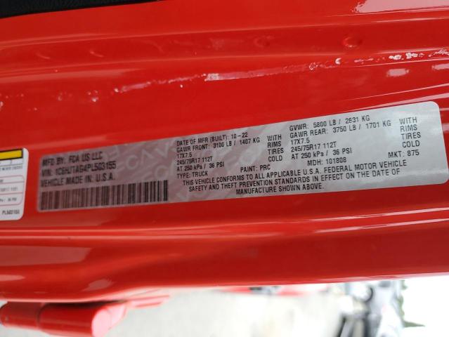 2023 JEEP GLADIATOR 1C6HJTAG4PL503155