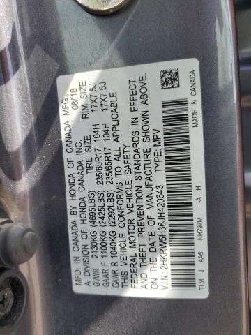 2018 HONDA CR-V LX 2HKRW5H36JH420643