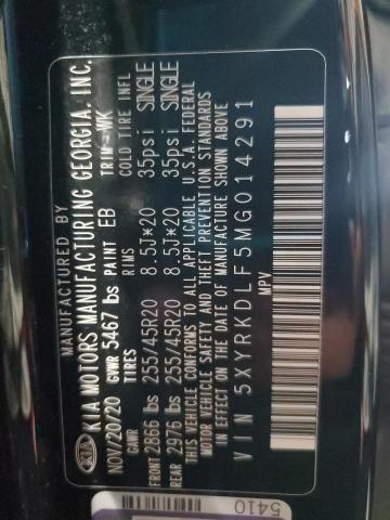 2021 KIA SORENTO SX 5XYRKDLF5MG014291