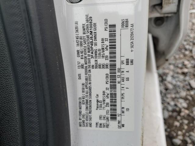 2018 FORD FIESTA SE #3297876788
