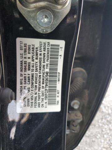 2017 HONDA CIVIC EX 19XFC2F79HE067040