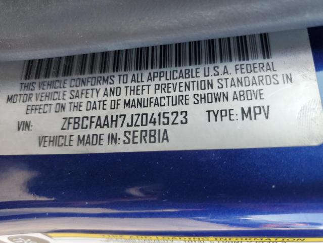 2018 FIAT 500L POP ZFBCFAAH7JZ041523