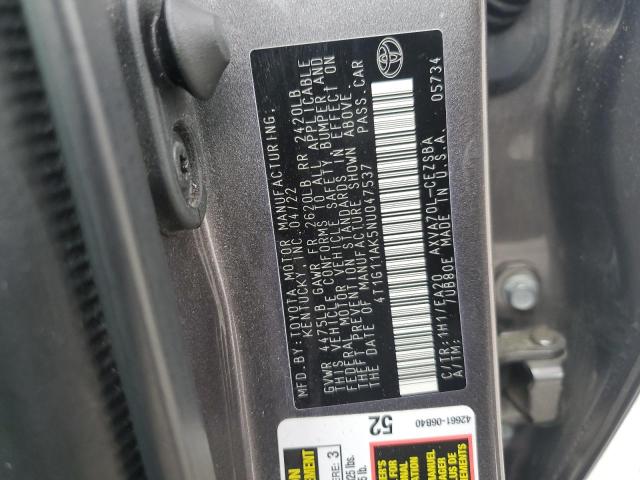 2022 TOYOTA CAMRY SE - 4T1G11AK5NU047537
