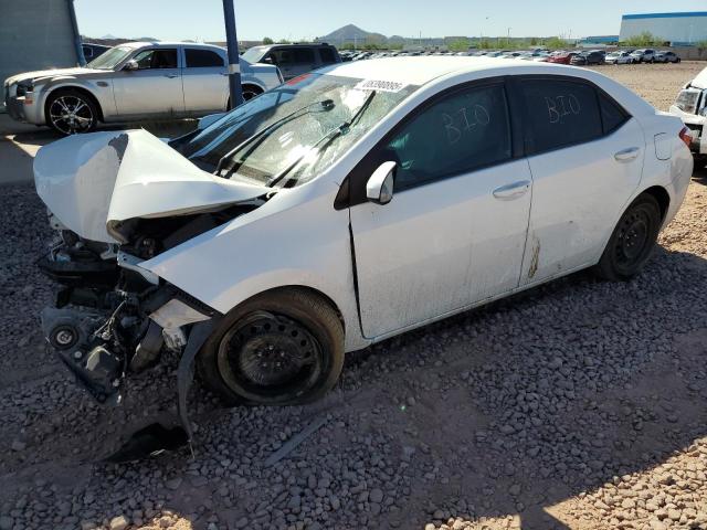 TOYOTA COROLLA L 2016 white  gas 2T1BURHE6GC696624 photo #1