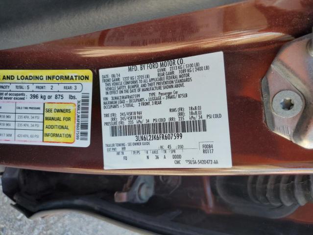 2015 LINCOLN MKZ 3LN6L2JK6FR607599
