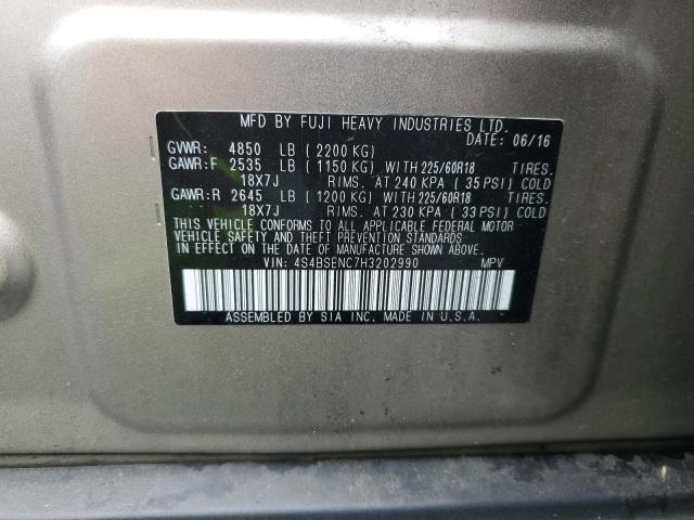 2017 SUBARU OUTBACK 3. - 4S4BSENC7H3202990