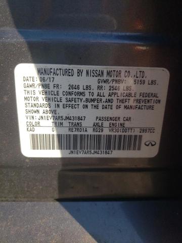 2018 INFINITI Q50 LUXE - JN1EV7AR5JM431847