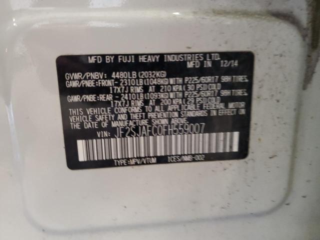 2015 SUBARU FORESTER 2 - JF2SJAFC0FH559007