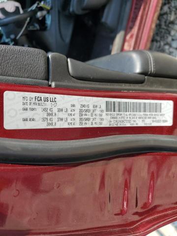 2017 JEEP GRAND CHER 1C4RJFAG9HC737923