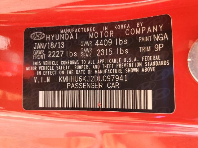 2013 HYUNDAI GENESIS CO - KMHHU6KJ2DU097941