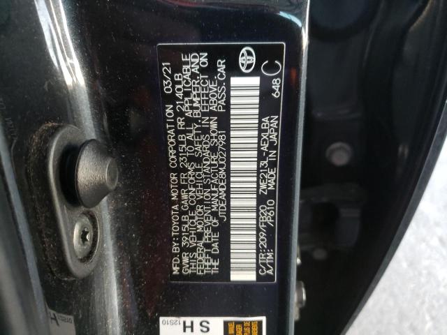 2021 TOYOTA COROLLA LE - JTDEAMDE8MJ027981