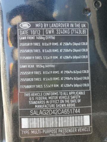 2012 LAND ROVER LR4 HSE #3294495542