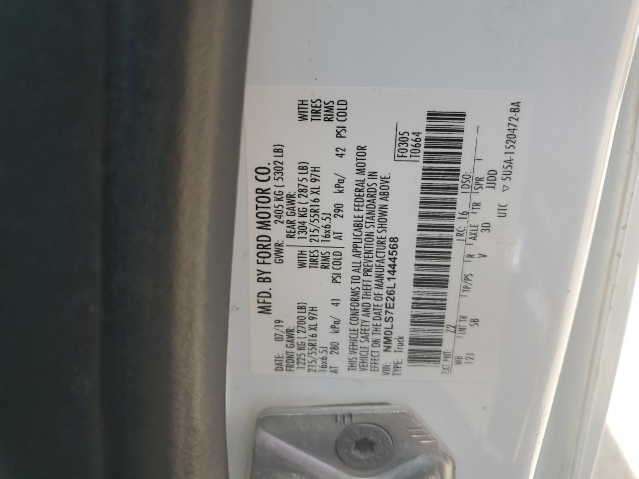 FORD TRANSIT CONNECT XL