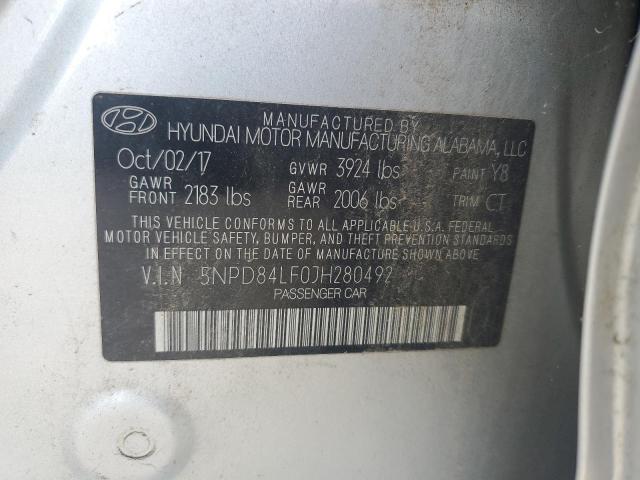 2018 HYUNDAI ELANTRA SE - 5NPD84LF0JH280492