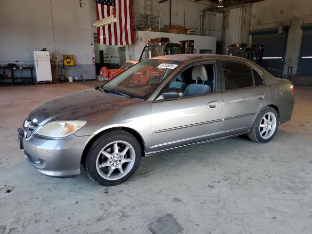 HONDA CIVIC LX 2004 gray sedan 4d gas 2HGES16534H611894 photo #1