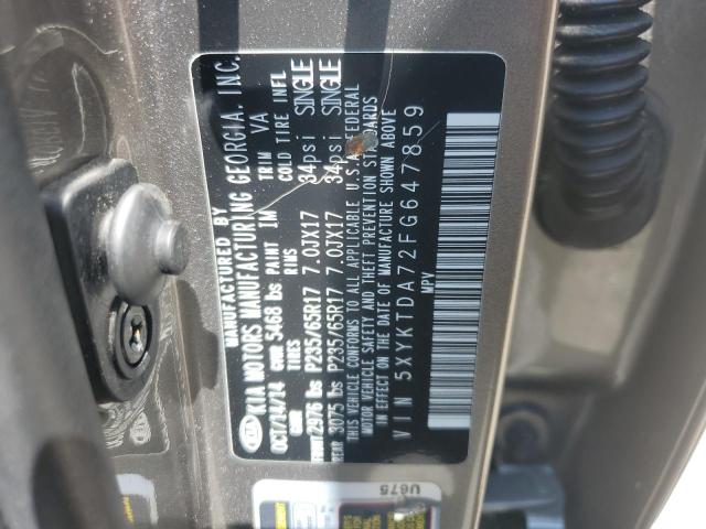 2015 KIA SORENTO LX - 5XYKTDA72FG647859