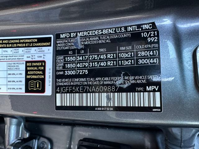 2022 MERCEDES-BENZ GLS 450 4M - 4JGFF5KE7NA609887