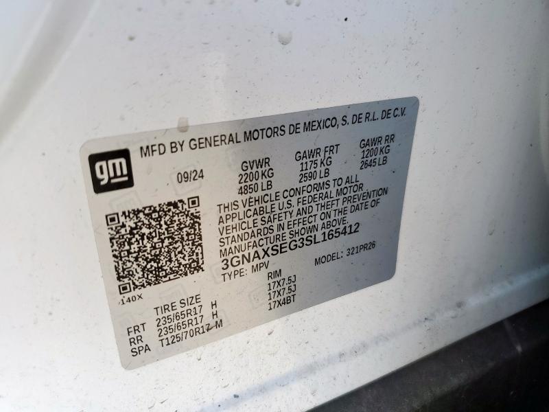 2025 CHEVROLET EQUINOX AC 3GNAXSEG3SL165412