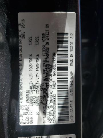2016 TOYOTA TACOMA DOU - 3TMDZ5BN7GM006883