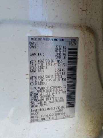 2024 NISSAN FRONTIER S - 1N6ED1EK9RN637086