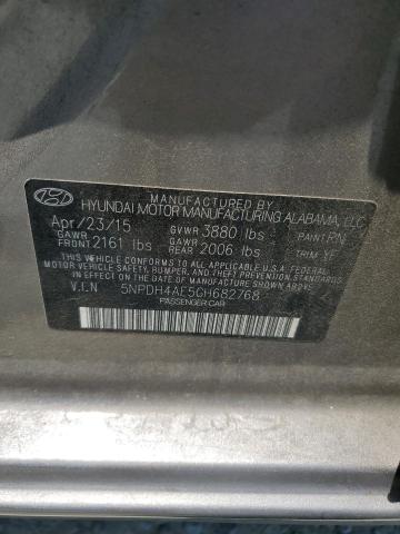 2016 HYUNDAI ELANTRA SE 5NPDH4AE5GH682768