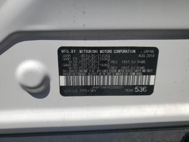 2019 MITSUBISHI ECLIPSE CR JA4AT5AA1KZ009251