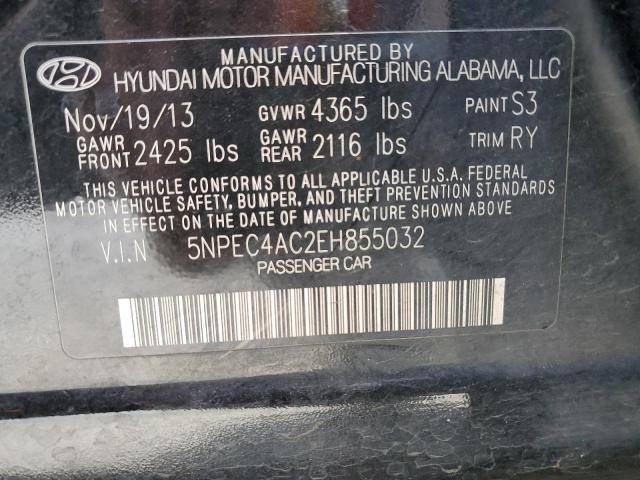 2014 HYUNDAI SONATA SE - 5NPEC4AC2EH855032