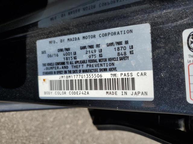 2016 MAZDA 3 SPORT JM1BM1T77G1355506
