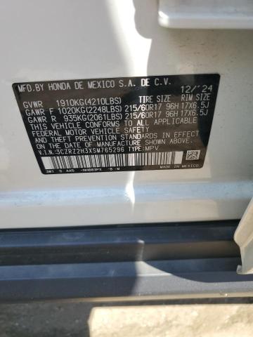 2025 HONDA HR-V LX 3CZRZ2H3XSM765296