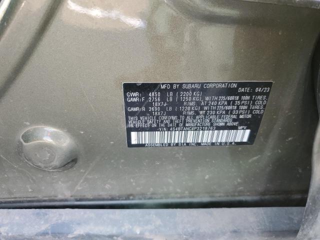 2023 SUBARU OUTBACK LI 4S4BTANC4P3218763