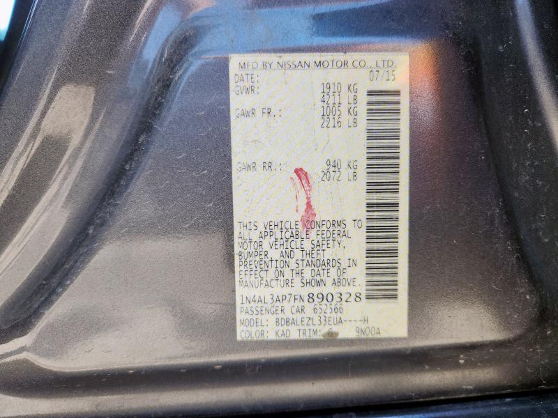 2015 NISSAN ALTIMA 2.5 - 1N4AL3AP7FN890328