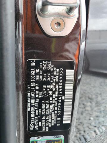 2016 KIA SORENTO EX 5XYPH4A12GG049050