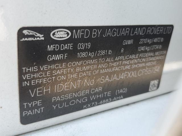 2020 JAGUAR XE S SAJAJ4FXXLCP55724