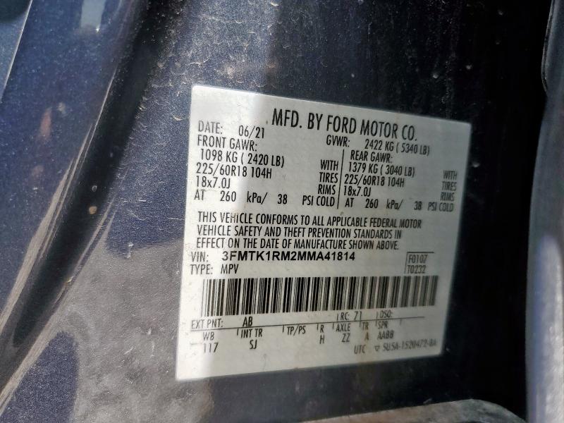 2021 FORD MUSTANG MACH-E SELECT 3FMTK1RM2MMA41814