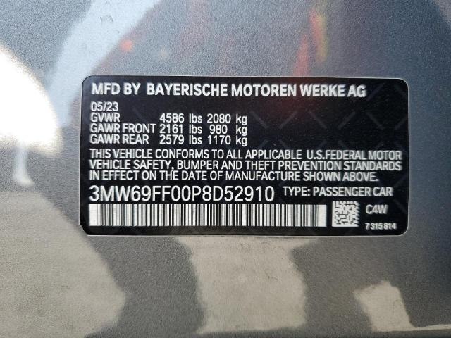 2023 BMW 330I 3MW69FF00P8D52910