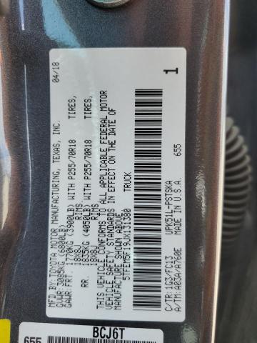 2018 TOYOTA TUNDRA CREWMAX SR5 5TFEM5F19JX131380