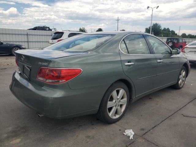 LEXUS ES 330 2005 green  gas JTHBA30G255128026 photo #4