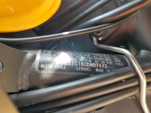 2012 KAWASAKI VERSYS 650 JKALEEC16CDA07173