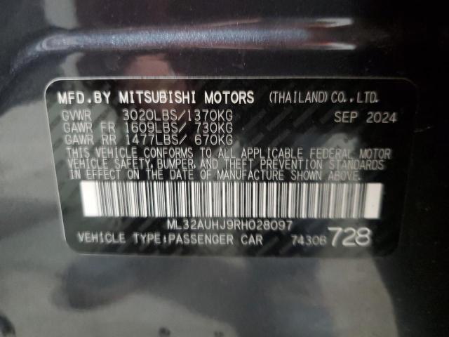 2024 MITSUBISHI MIRAGE ES ML32AUHJ9RH028097